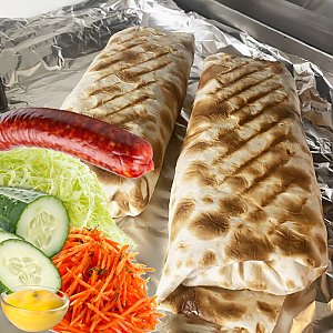 Шаурма Карривурст Маленькая, Зебра (на Пролетарской)