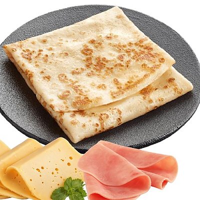 Заказать Блин с ветчиной и сыром, Зебра (на Привокзальной)