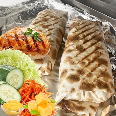 Заказать Шаурма Сырная курочка Средняя, Зебра (на Привокзальной)