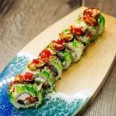 Заказать Ролл с форелью, мидиями и чукой, Амазонка - Минск