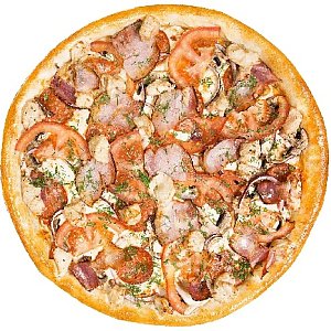 Пицца Томато-Чоризо 32см, Первое Семейное Кафе