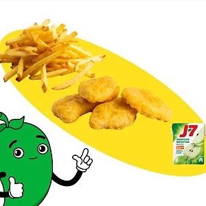 Сет Кидс с наггетсами и картофелем, Ежик