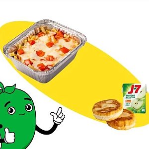 Сет Кидс с пастой и сырниками, Ежик