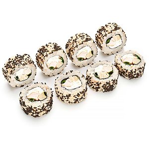 Ролл с курицей в кунжуте, Ежик