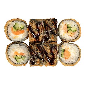 Темпура с лососем, Ежик