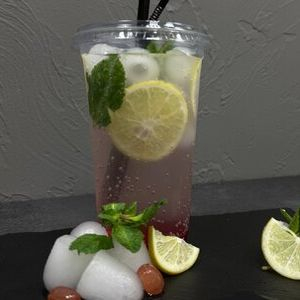 Коктейль Мохито-Клубника 0.4л, Кафе Geras