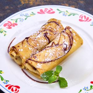 Сладкие блинчики с бананом, Васильки - Гомель