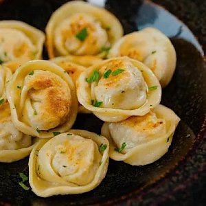 Пельмени жареные с бараниной, Bresto Testo