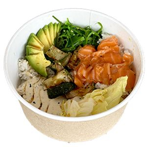 Поке с лососем, Хотей