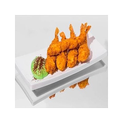 Заказать Креветки темпура с муссом из васаби и какао, Хотей