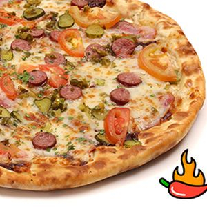 Пицца Пёстрая 21см, Хотей