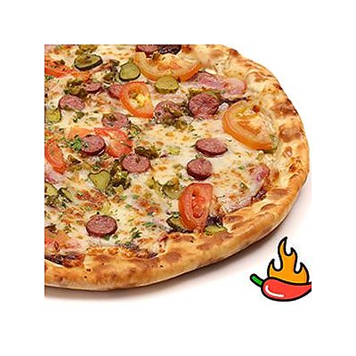 Заказать Пицца Пёстрая 21см, Хотей