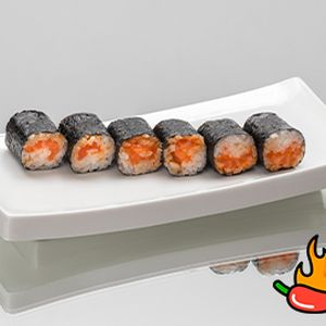 Спайс ролл с лососем, Хотей