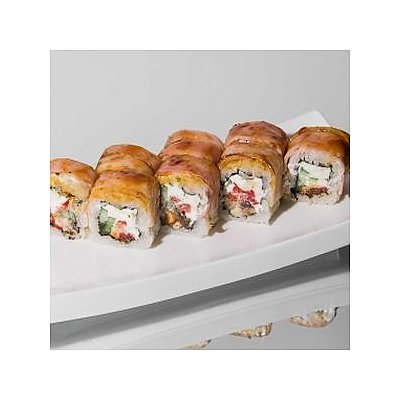 Заказать Опаленный ролл с угрём и беконом, Хотей