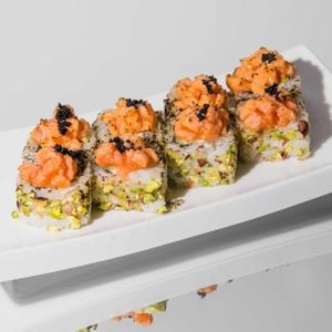 Ролл с лососем и фисташками, Хотей