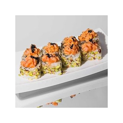 Заказать Ролл с лососем и фисташками, Хотей