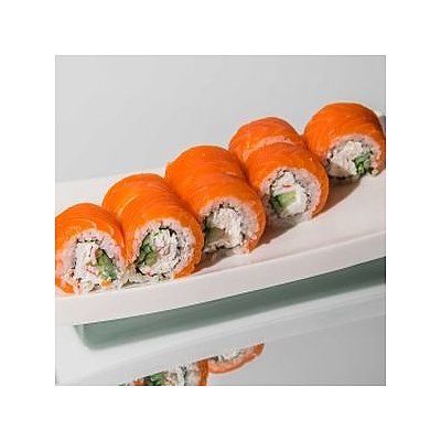 Заказать Ролл с форелью и снежным крабом, Хотей