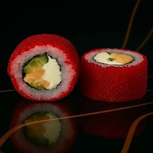 Ролл Калифорния с жареным лососем, RollBerry
