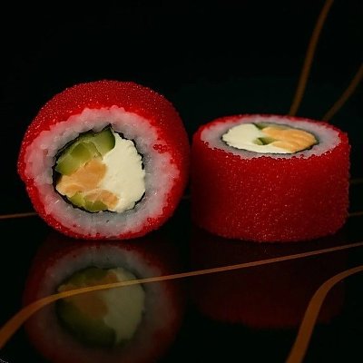 Заказать Ролл Калифорния с жареным лососем, RollBerry