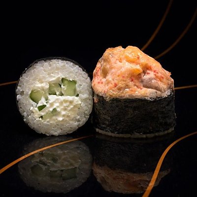 Заказать Ролл Татаки с кальмаром (4шт), RollBerry