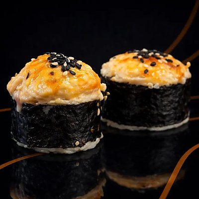 Заказать Ролл запеченный с курицей и крабовой шапкой, RollBerry