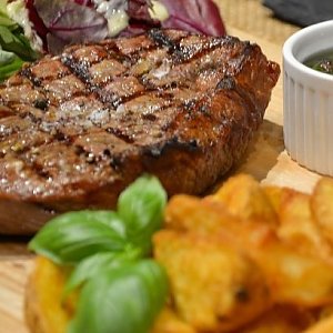 Стейк с гарниром, Шаурмяне