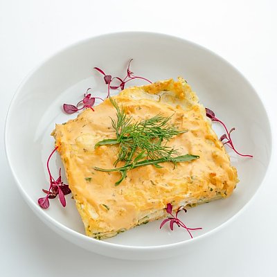 Заказать Лазанья с красной рыбой и шпинатом, Квартал 2.0