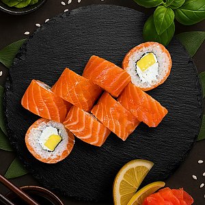 Ролл Филадельфия с манго, Ролл на стол