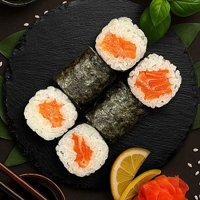 Заказать Хосомаки с лососем, Ролл на стол