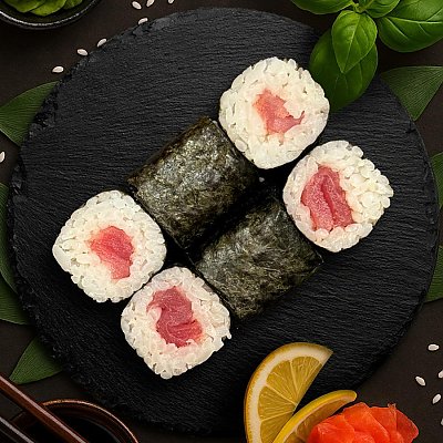 Заказать Хосомаки с тунцом, Ролл на стол