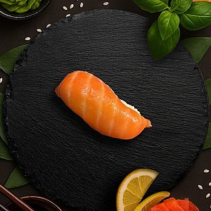 Нигири с лососем, Ролл на стол