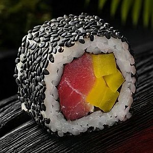 Ролл с тунцом и такуаном, Ролл на стол