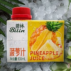 Напиток сокосодержащий Bilin Ананасовый 0.1л, Ролл на стол
