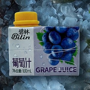 Напиток сокосодержащий Bilin Виноградный 0.1л, Ролл на стол
