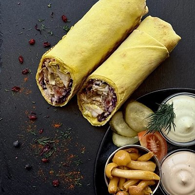 Заказать Шаурма Грибная с курицей (600г), Lawash