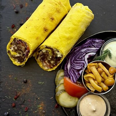 Заказать Шаурма Грибная с говядиной (450г), Lawash