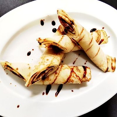 Заказать Блинчики с вареной сгущенкой, Драники, блины & пельмени