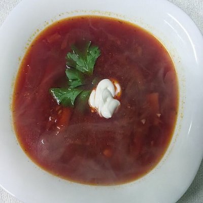 Заказать Борщ с мясом, Домашняя Трапеза