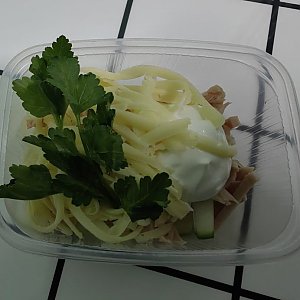 Салат Овощной с ветчиной, Домашняя Трапеза