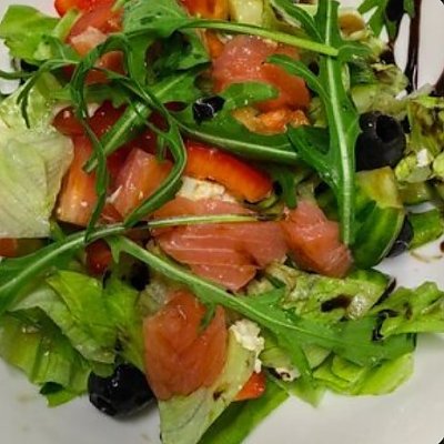 Заказать Салат Дамское Счастье, Драники, блины & пельмени