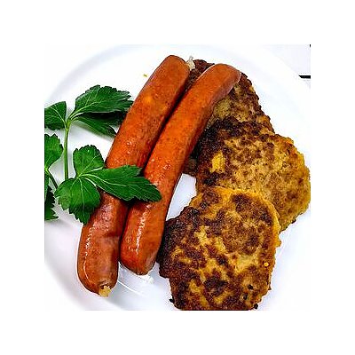 Заказать Драники с варшавской колбаской из свинины, Драники, блины & пельмени