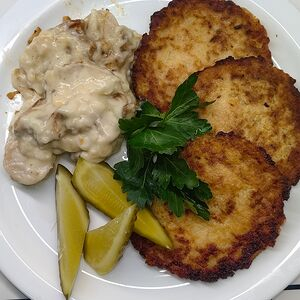Драники с мачанкай по-домашнему, Драники, блины & пельмени