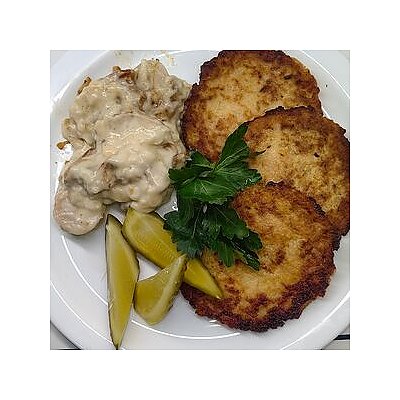 Заказать Драники с мачанкай по-домашнему, Драники, блины & пельмени