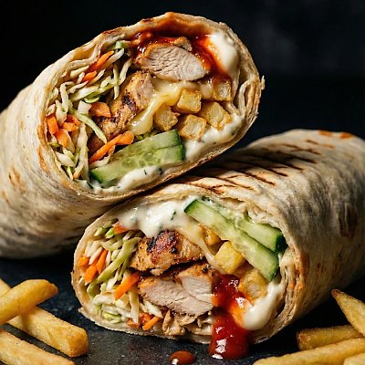 Заказать Шаурма Классическая с фри и сыром Маленькая, Сайгон у Нины