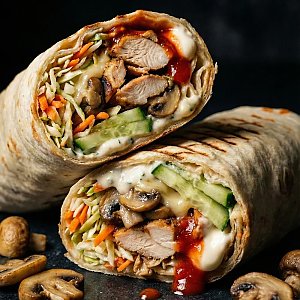 Шаурма Грибная Большая, Сайгон у Нины