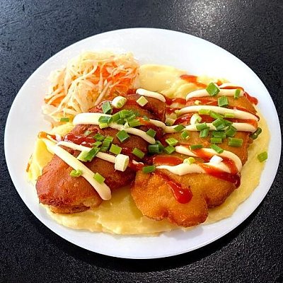 Заказать Куриное филе в тесте с гарниром L, Сайгон у Нины