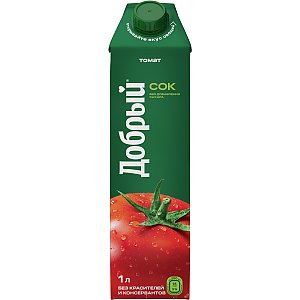 Томатный сок Добрый 1л, Сайгон у Нины