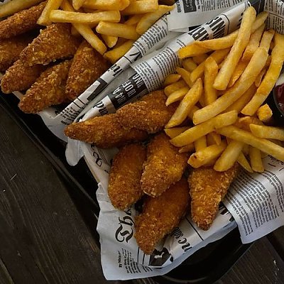 Заказать Куриные наггетсы с картофелем фри, Пиццерия ДОМ