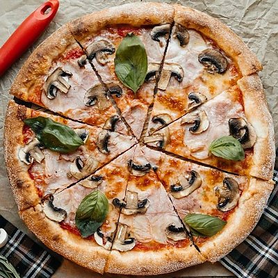 Заказать Пицца Ветчина и грибы, Пиццерия ДОМ