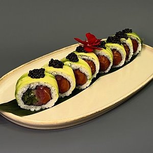 Ролл Зелёный Дракон, Много Рыбы